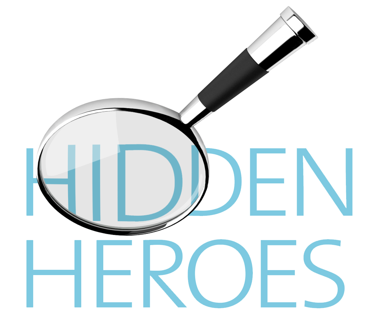 Magnifier with Hidden Heros Title